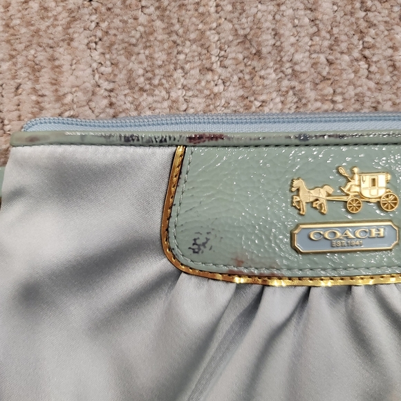Coach Amanda Pleated Satin Wristlet - Picture 3 of 11